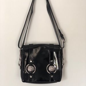 Versace Versus patent leather purse, lion hardware